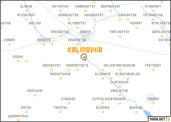 map of Kalinovka