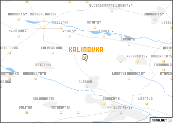 map of Kalinovka