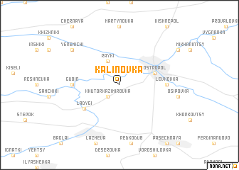 map of Kalinovka