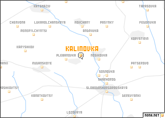 map of Kalinovka