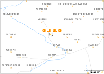 map of Kalinovka