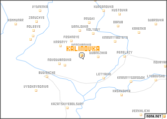 map of Kalinovka