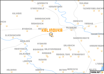 map of Kalinovka