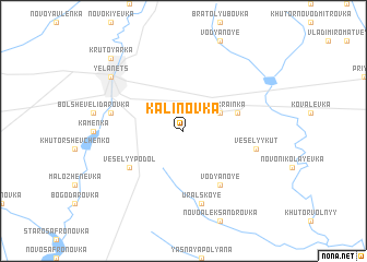 map of Kalinovka