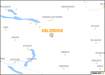 map of Kalinovka