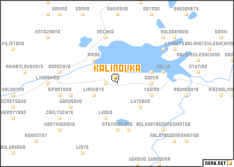 map of Kalinovka