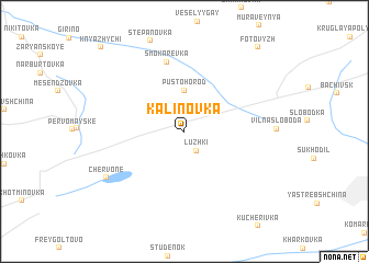 map of Kalinovka