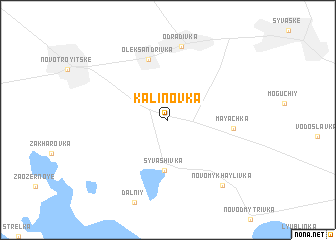 map of Kalinovka