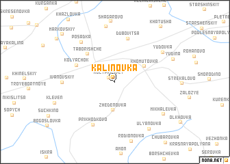 map of Kalinovka