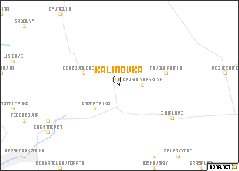 map of Kalinovka