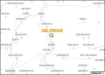 map of Kalinovka