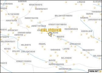 map of Kalinovka