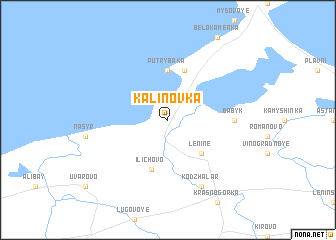 map of Kalinovka