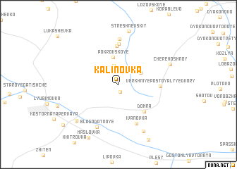 map of Kalinovka