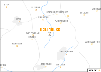 map of Kalinovka