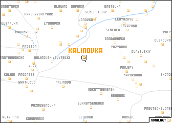 map of Kalinovka