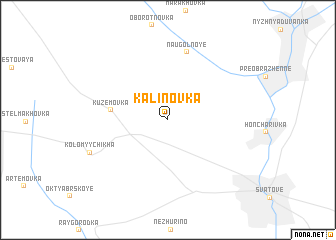 map of Kalinovka