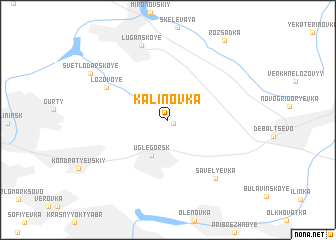 map of Kalinovka