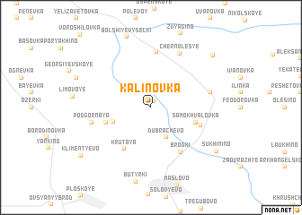 map of Kalinovka