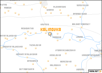 map of Kalinovka