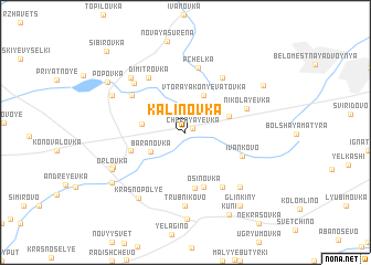 map of Kalinovka