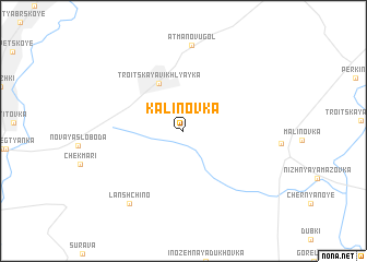 map of Kalinovka