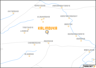 map of Kalinovka