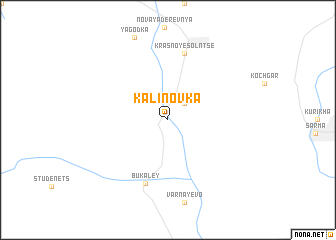 map of Kalinovka