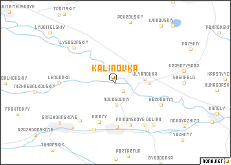 map of (( Kalinovka ))