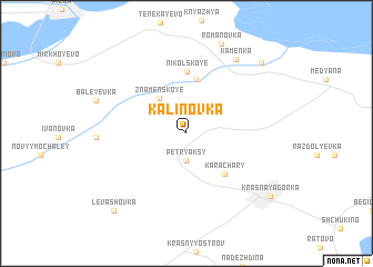 map of Kalinovka