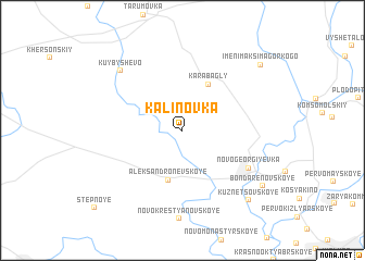 map of Kalinovka