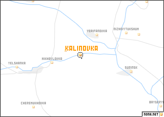 map of Kalinovka