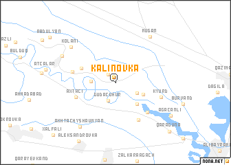 map of Kalinovka