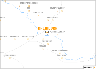 map of Kalinovka