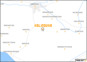 map of Kalinovka