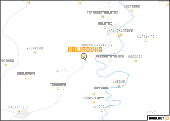 map of Kalinovka