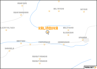 map of Kalinovka