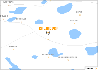 map of Kalinovka