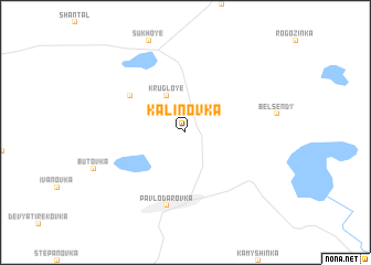 map of Kalinovka