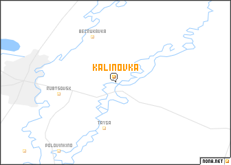 map of Kalinovka