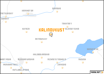 map of Kalinov Kust