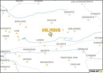 map of Kalinovo