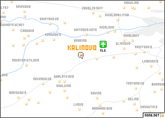 map of Kalinovo