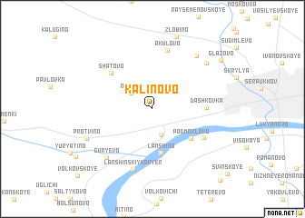 map of Kalinovo