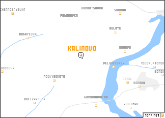 map of Kalinovo