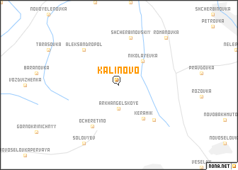 map of Kalinovo