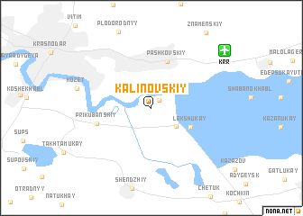 map of (( Kalinovskiy ))