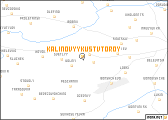 map of Kalinovyy Kust Vtoroy