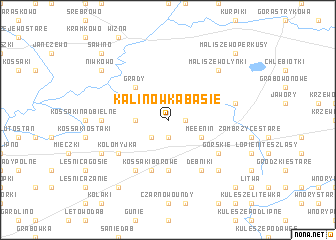 map of Kalinówka Basie