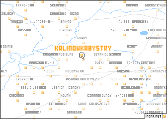 map of Kalinówka Bystry